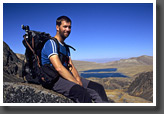 Gernot in front of Laguna Tuni