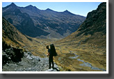 Descending from Apacheta Chucura Pass