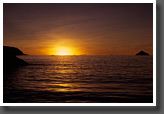 Sunset on Lake Titicaca