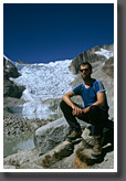 Gernot in front of Laguna Glacial